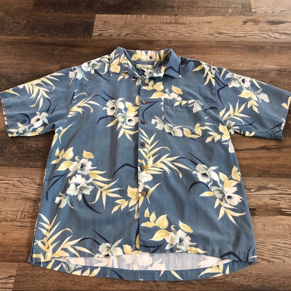 Tommy Bahama Hawaiian silk shirt L - Picture 9 of 10